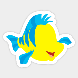 Scaredy Fish Sticker